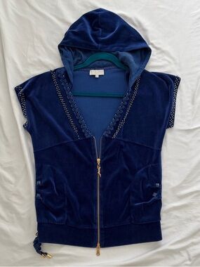 Y2K Velour Track Vest